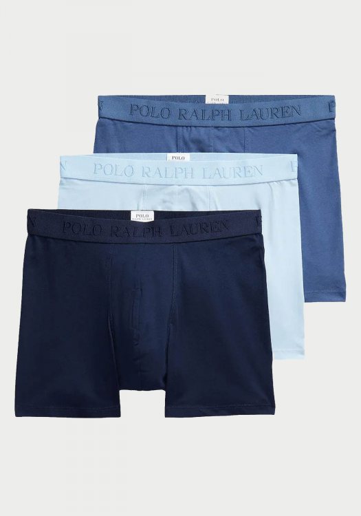 Polo Ralph Lauren Pack 3 Boxer - 714966105 001 Blue