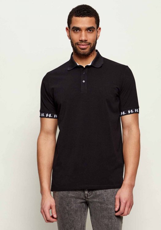 Karl Lagerfeld Polo Μπλούζα KL Polo - 745020 562221 990 Black