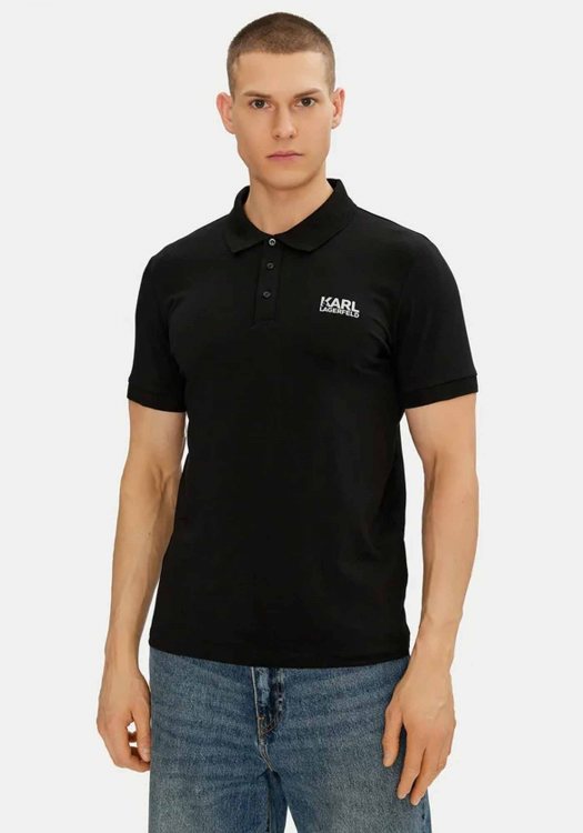 Karl Lagerfeld Polo Μπλούζα της σειράς Polo - 745088 552235 910 Silver