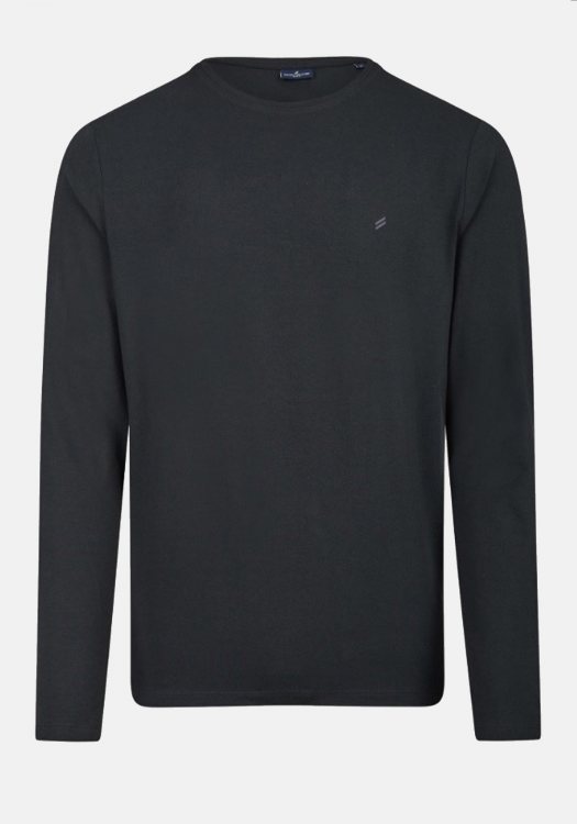 Daniel Hechter Μακρυμάνικη Μπλούζα της σειράς Jersey - 75021 122917 980 Black