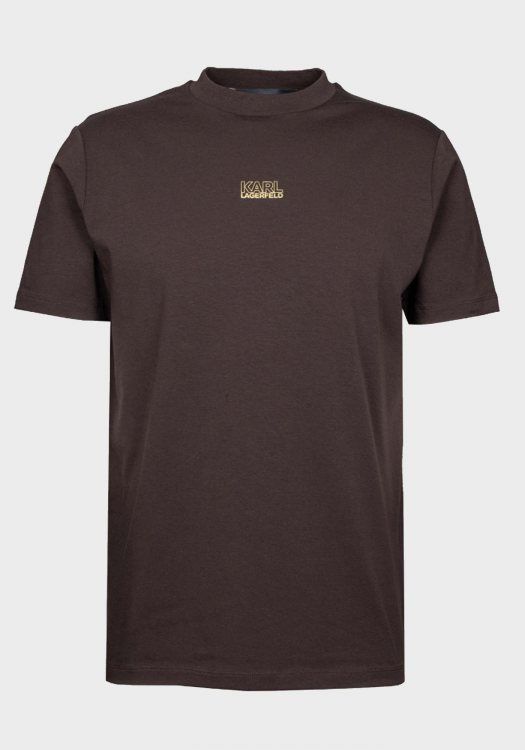 Karl Lagerfeld T Shirt της σειράς Pre - 755034 561235 490 Brown