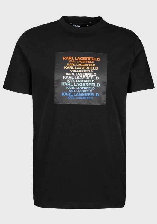 Karl Lagerfeld T Shirt της σειράς Crewneck - 755038 542221 990 Black