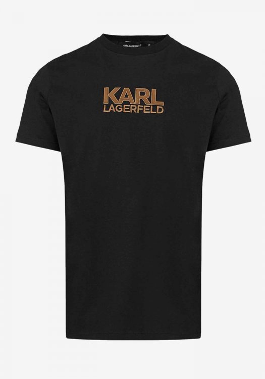 Karl Lagerfeld T Shirt της σειράς Crewneck - 755044 552225 990 Black