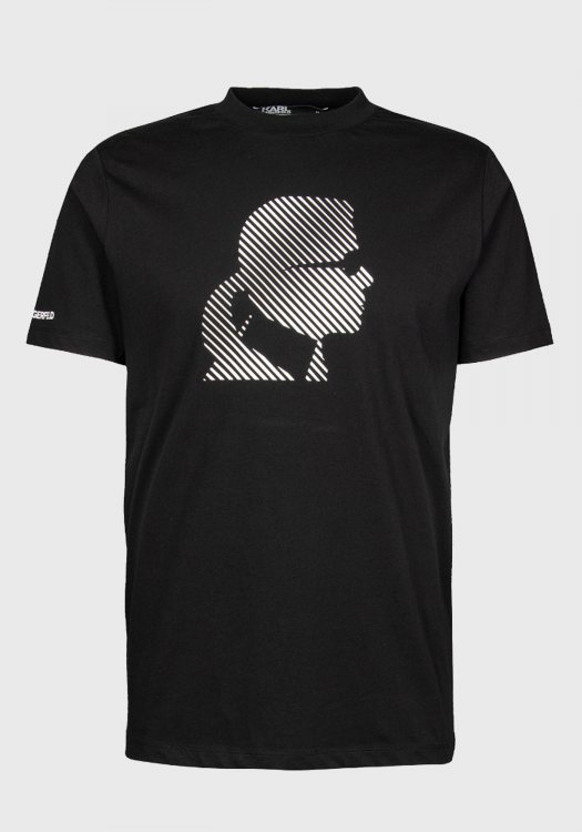 Karl Lagerfeld  T Shirt της σειράς Crewneck - 755052 542224 990 Black