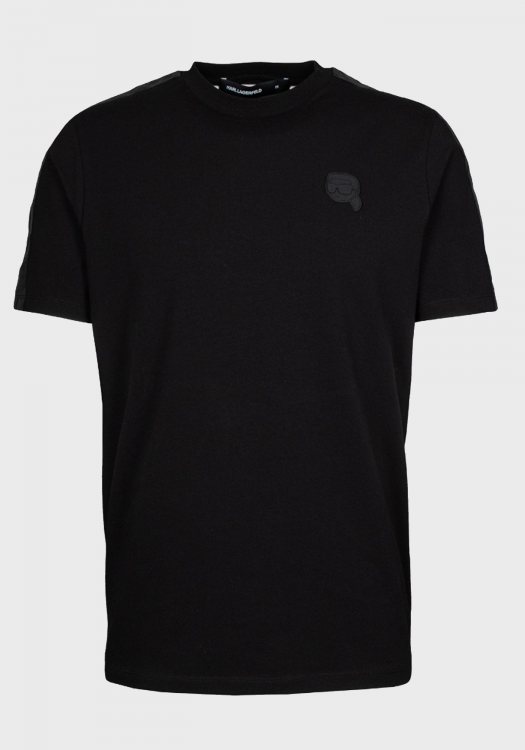 Karl Lagerfeld T Shirt της σειράς Crewneck - 755053 552221 990 Black