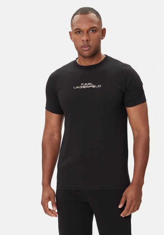 Karl Lagerfeld T Shirt της σειράς Gold - 755061 554242 990 Black