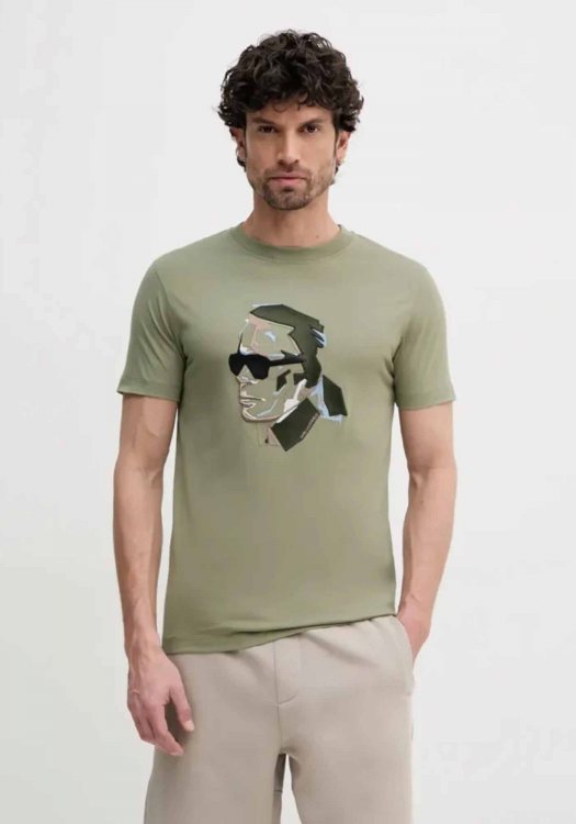 Karl Lagerfeld Μπλούζα της σειράς Crewneck - 755067 552241 580 Hunter green