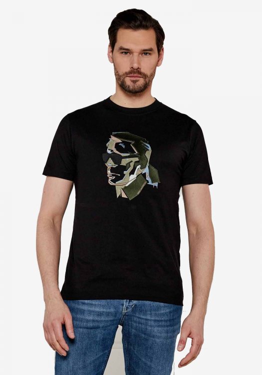 Karl Lagerfeld Μπλούζα της σειράς Crewneck - 755067 552241 990 Black 