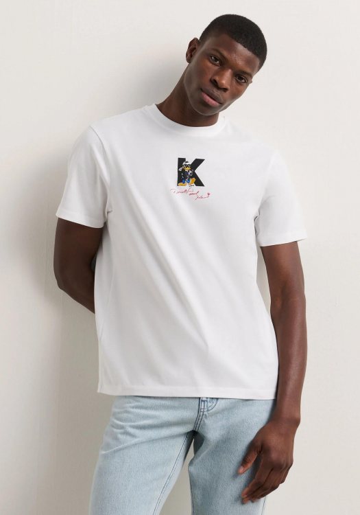 Karl Lagerfeld T Shirt της σειράς Crewneck - 755099 553270 10 White