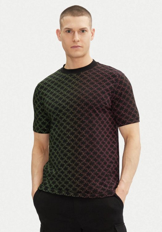 Karl Lagerfeld T Shirt της σειράς Crewneck - 755403 552235 990 Black