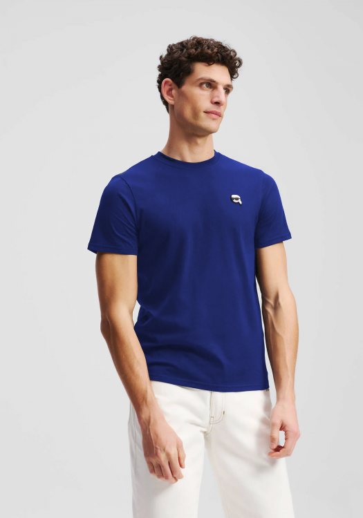 Karl Lagerfeld T Shirt της σειράς Crewneck - 755710 553224 660 Blue