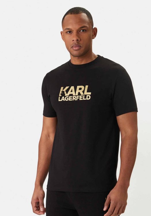 Karl Lagerfeld T Shirt Pre - 755780 500235 160 Black Gold