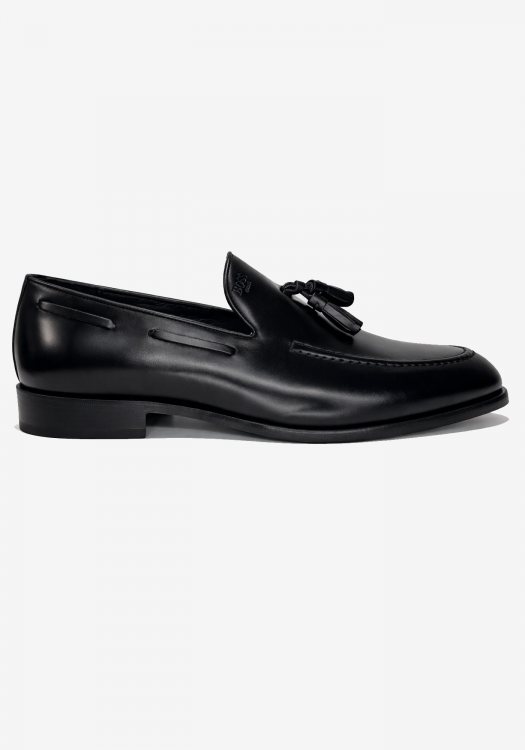 BOSS Shoes Δερμάτινα Loafers της σειράς Dakar - D7692 Black 