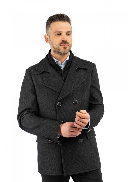 CC Corneliani Παλτό της σειράς LAD7 - 7962 60568 Black