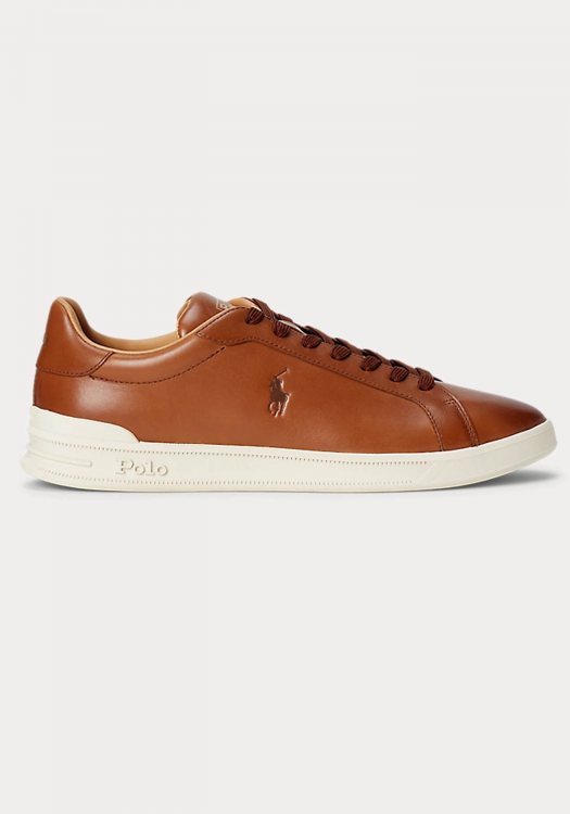 Polo Ralph Lauren Δερμάτινα Sneakers της σειράς Heritage Court II - 809845110 005 Pale Russet 005 