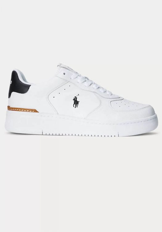 Polo Ralph Lauren Αθλητικά Sneakers της σειράς Masters Court - 809891791 004 White/Blue