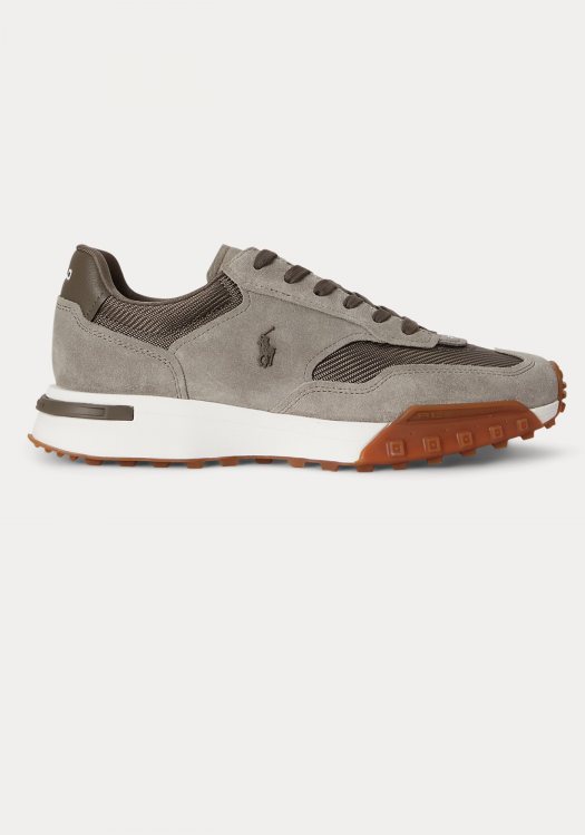 Polo Ralph Lauren Suede Trainers Eldridge - 809P15701 003 Grey