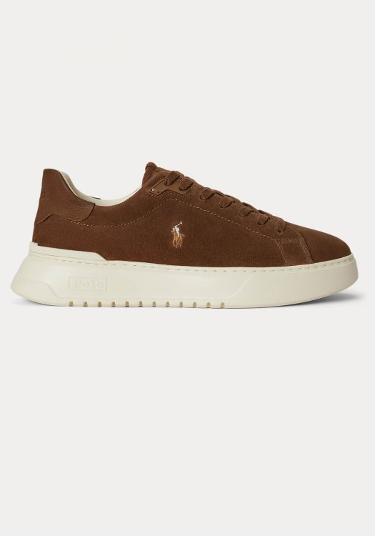 Polo Ralph Lauren Suede Παπούτσια RLite Court - 809P15729 003 Brown