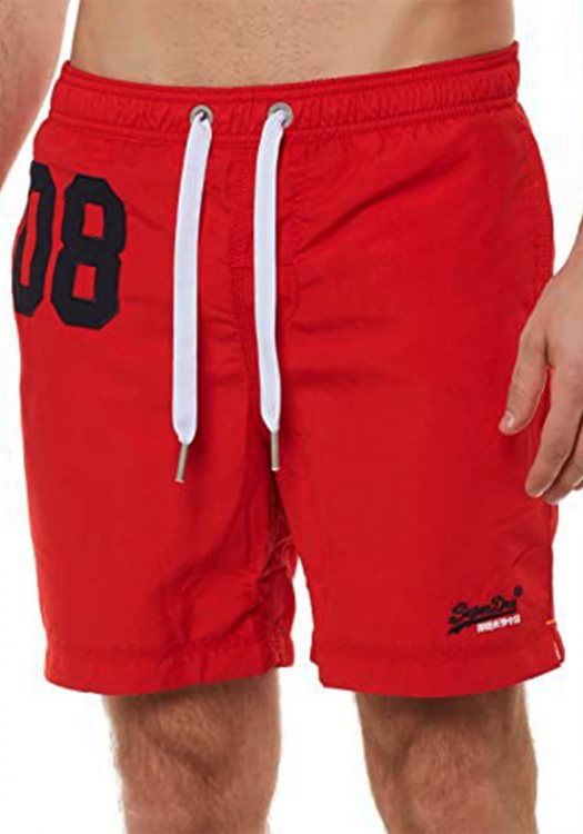 Premium Waterpolo Swim Short - M30005P0F1-Hyper Red