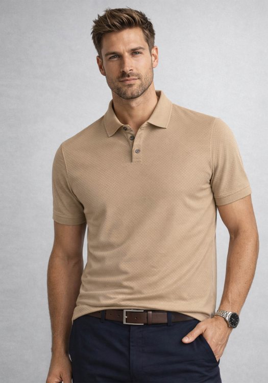 Bugatti Polo Μπλούζα Basic - 8150 15104E 40 Bez