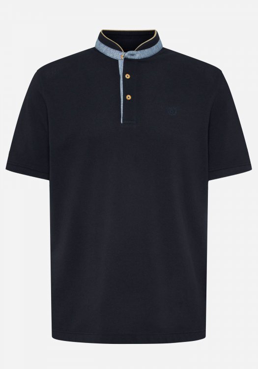 Bugatti Polo Μπλούζα της σειράς Piqué - 8150 55003A 390 Dark Blue