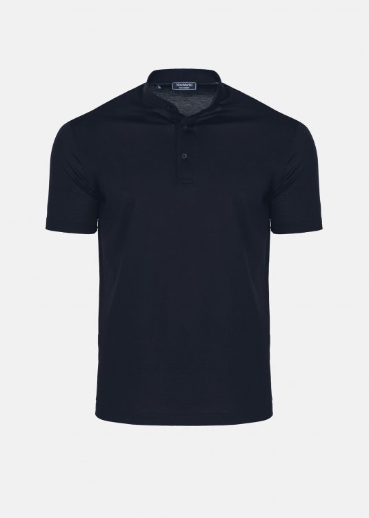Nino Marini Polo Μπλούζα της σειράς Merci - XININ82200 00235 Blue Navy 