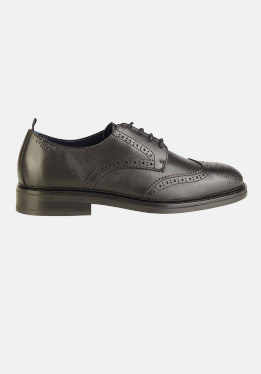 Daniel Hechter Δερμάτινα Παπούτσια της σειράς Derby - 85204 152760 990 Jet Black