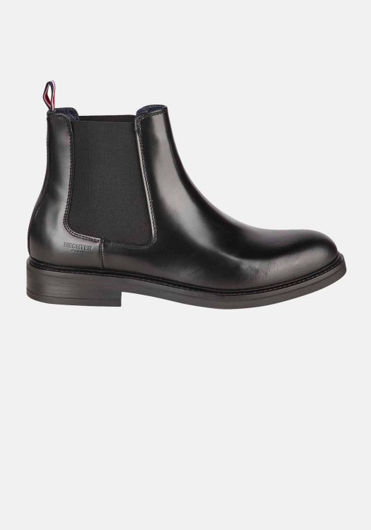 Daniel Hechter Δερμάτινα Μποτάκια της σειράς Chelsea - 85301 152755 990 Black
