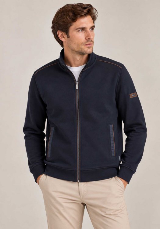 Bugatti Ζακέτα Wirk Jacket - 8700 25050F 390 Dark Blue