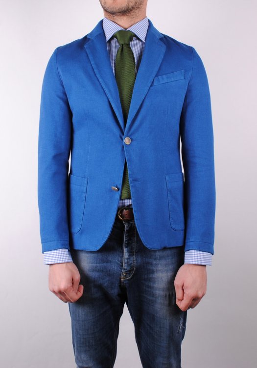 The Italians Gentlemen Blazer - Royal Blue