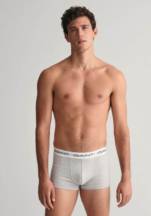 GANT Pack 3 Boxers της σειράς Trunk - 900013003 093 Grey Melange