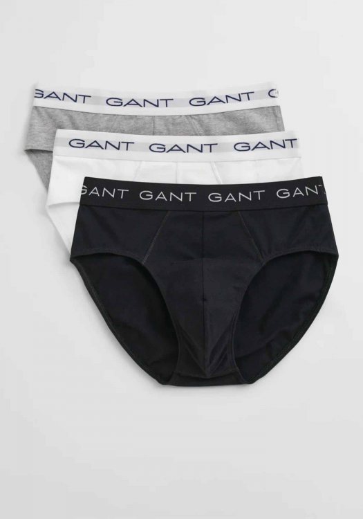 GANT Pack 3 Boxers Briefs - 900023001 094 Light Grey Melange