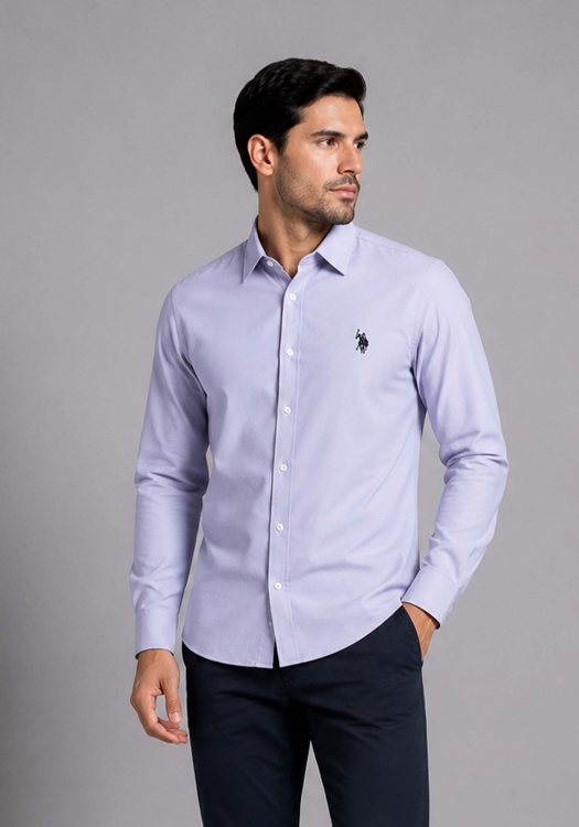 U.S. Polo Assn. Πουκάμισο  Vic - 90161 47085 258 Light Purple