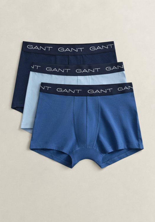 GANT Pack 3 Boxers της σειράς Trunk - 902613003 442 Vintage blue