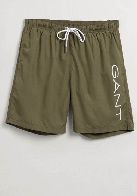 GANT Μαγιό της σειράς Lightweight Logo - 922116217 333 Utility Green