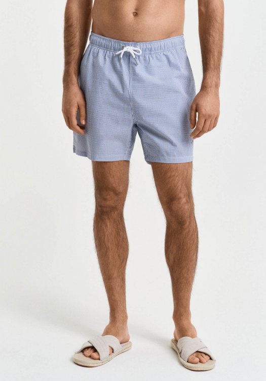GANT Μαγιό της σειράς Seersucker - 922516001 407 Rich Blue