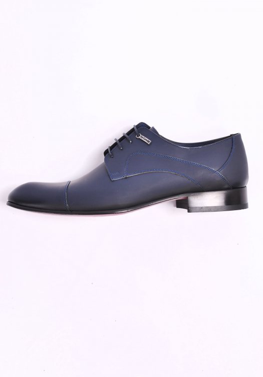 Derby shoes 9676  -Blue Mat