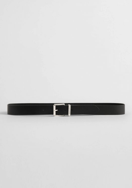 GANT Δερμάτινη Ζώνη της σειράς Shield - 9940157 005 Black