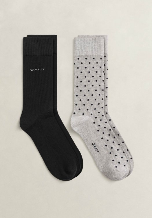GANT 2P Κάλτσες Ankle Socks - 9960260 094 Light Grey Melange
