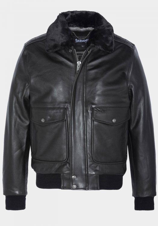 Schott N.Y.C Δερμάτινο Μπουφάν της σειράς Vintage - LC5331X Αntic Black φωτογραφία