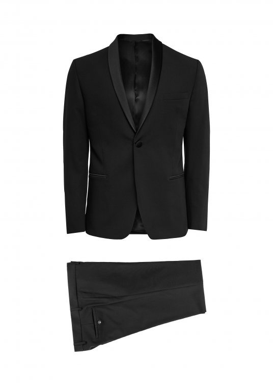 Angelo Toma Επίσημο Tuxedo Smokin της σειράς Abito - AT5414BR 80 Nero