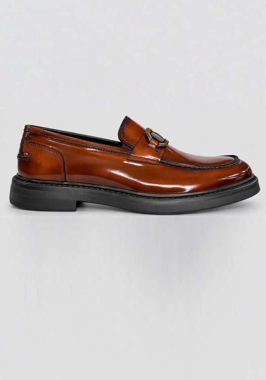 Alessandro Rossi Δερμάτινα Loafer Acma - AR54407 Taba