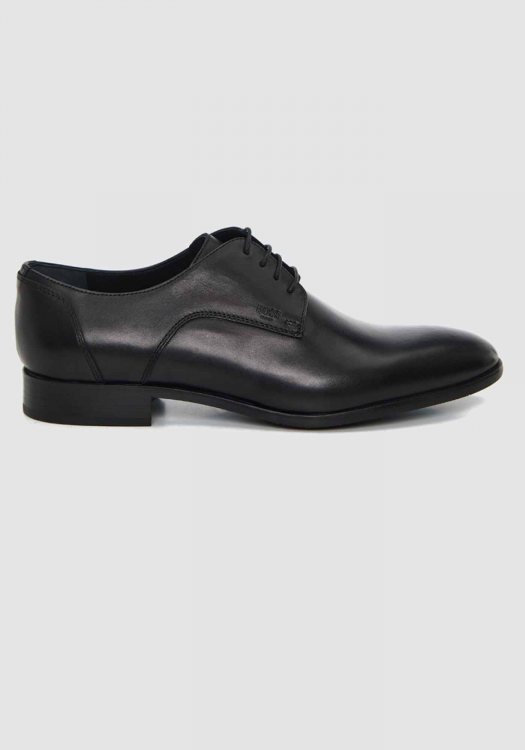 BOSS Shoes Δερμάτινα Παπούτσια της σειράς Antik - B7513 Black Antik