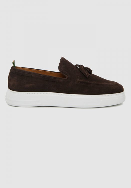 BOSS Shoes Loafers της σειράς Cigaro - B7686 Brown