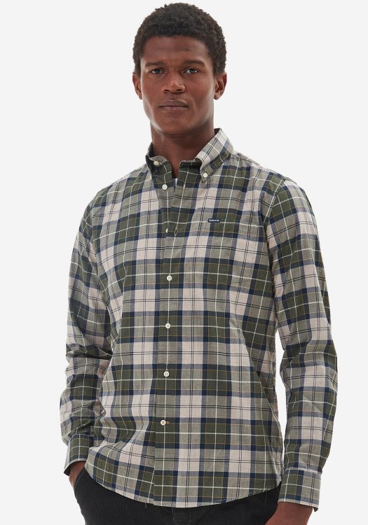 Barbour Πουκάμισο της σειράς Wetheram - MSH4982TN16 Forest Mist