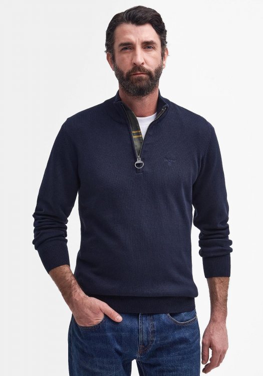 Barbour Pullover της σειράς Half Zip - MKN1074 NY91 Navy