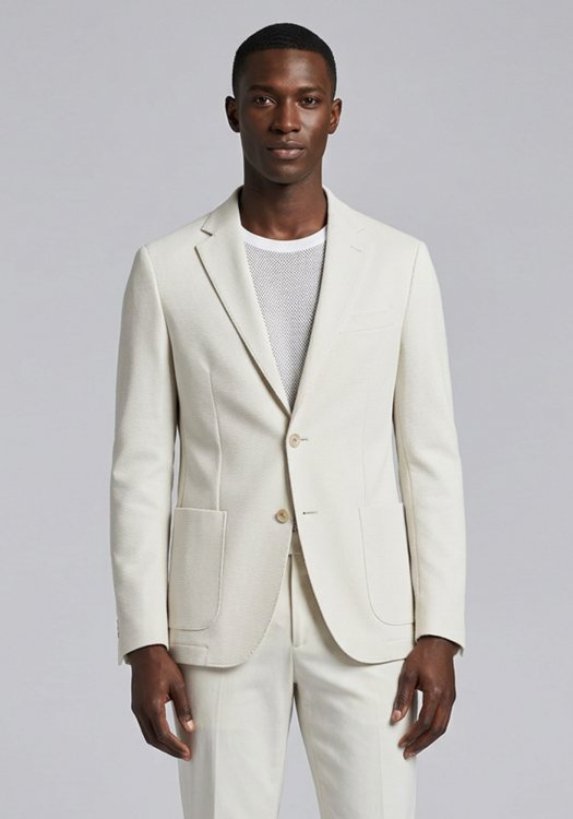 BOSS Jersey Σακάκι C Hanry - 50561927 286 Light Beige