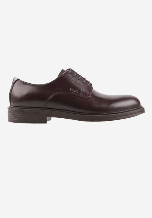BOSS Shoes Δερμάτινα Παπούτσια - E8042 Dark Brown