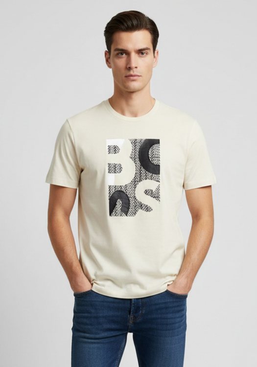 BOSS T-shirt της σειράς Thompson - 50543901 131 Open White