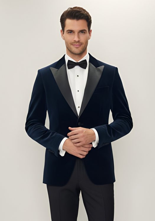 BOSS Velvet Σακάκι της σειράς Hutson Tux - 50551552 404 Blue